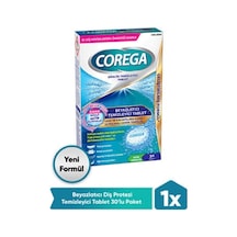 Corega Temizleyici Beyazlatıcı Nane Ferahlığı 30 Tablet