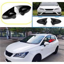 Seat İbiza 6j 2008-2017 Parlak Siyah Batman Ayna Kapagı