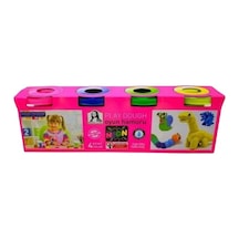 Play Dough Mona Lisa Oyun Hamuru 4 Lü Neon Renk Su Bazlı 480 G 1 Paket