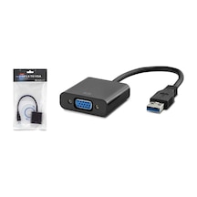 Hadron Hdx7779 Usb3.0 To Vga F Çevirici 1080p Siyah