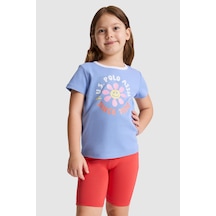 U.S. Polo Assn. U.s. Polo Assn. Kız Çocuk Lila Tişört 50325635-vr245 Lavanta