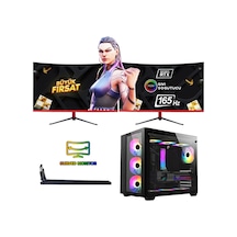 Ramtch FF Prime R550 Ekstra R5 5500 32 GB 1 TB SSD RTX4060 23.6" Dual Masaüstü Oyuncu Bilgisayarı