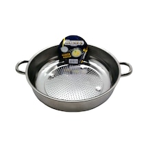 No-2 - 28cm Basık Süzek Metal Süzgeç 5468 Çok Renkli