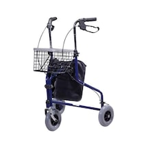 Medikaltec 3 Tekerlekli Çantalı Frenli Walker Yürüteç