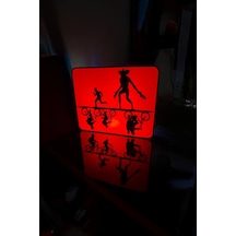 Stranger Things Ters Yüz Tasarımlı Modern Aydınlatma 22x18cm 603-1