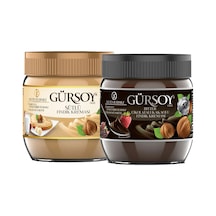 Gürsoy Sütlü Fındık Kreması 400 Gr & Bitter Kakaolu Fındık Kreması 400 Gr
