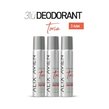 Alüminyumsuz Seyahat Boy Kadın Deodorant Spray Üçlü Set 3x75 Ml - Toria