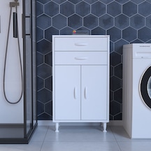 Modilayn Trendline 54 X 95,1 X 32,5 Cm 2 Kapaklı 2 Çekmeceli 2 Bölmeli Çok Amaçlı Dolap Çok Renkli