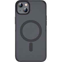 Smcase Apple Uyumlu iPhone 14 Kılıf Wireless Tacsafe Alpin Mat Sert Kapak