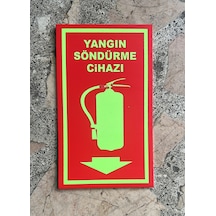 Yangın Fosforlu Yangın Tüpü Levhası 1 Ad