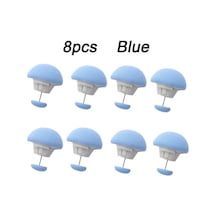 Mavi 8 Adet-8 Adet Mantar Yorgan Tutucu Kaymaz Çarşaf Klipleri Kilidini Battaniye Kapa İçin Raptiye Klipleri Ev Gereçleri 47125598