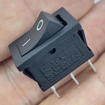 Ic-121 Mini Işıksız Anahtar On-off 3p Siyah
