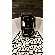 Hyundai Tucson,elentra,bayon Smart Vb.nano Yüksek Kalite Silikon Kumanda Kılıfı Siyah