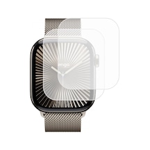 Apple Watch 10 42mm İle Uyumlu Ekran Koruyucu, Tam Kaplayan Akıllı Saat Koruması, Çizilmeye Dayanıklı Tpu Koruma 2 Adet, Hd Şeffaf Çok Renkli