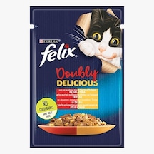 Purina Felix Sığır Etli & Tavuklu Yetişkin Kedi Konservesi 24 x 85 G