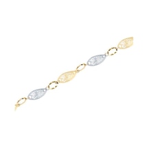 Gülaylar - Altın 14 Ayar Fantazi Bileklik N11.16463 Sarı Altın