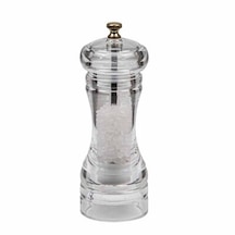 Hazzar Akrilik Kaliteli Tuz/biber Öğütücü Seramik Bıçaklı16 Cm Dsa-160 Şeffaf