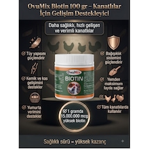 Biotin 300 Gr - Kanatlı Gelişim Destekleyici Ve Yumurta Verim Artırıcı
