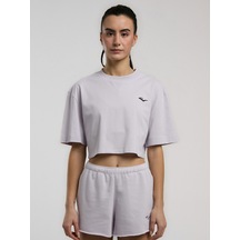 Everlast Ever Classics Wmn Comfort Lila Kadın Crop Tişört Lila