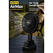 Ezere Airmax Şarjlı Taşınabilir Outdoor Fan Vantilatör St-7997