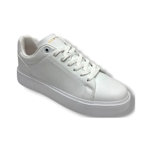 Best Of 2083-26 Baskı Deri Anatomik Erkek Sneaker Beyaz