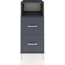Hyperion Komodin Tek Raflı 2 Çekmeceli 44x44x106 Antrasit-ant... Antrasit