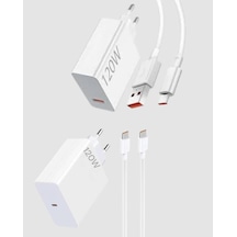 120w Süper Hızlı Şarj Adaptörü - Type-c Kablo Dahil, Yüksek Voltaj Korumalı