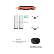 Xiaomi Mi Robot Vacuum Mop 2 Ultra Model Kod:stytj05zhm Uyumlu Yedek Fırça, Filtre Seti-5 Parça