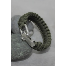 Lariss Paracord Paraşüt Ipi Outdoor Bileklik 3 Kademeli U Klips Çok Renkli