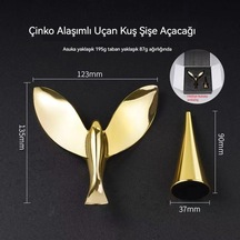 Joyhub Uçan Kuş Şişe Açacağı Metal Yaratıcı Bira Açacağı-altın Gold