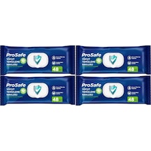 Prosafe Hasta Vücut Temizleme Islak Mendil Havlu 48 Yaprak Xl 4 Lü Set Plastik Kapak 4'lü Set