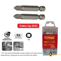 Tomax Pz2 X 50 Mm Bits Uç 30 Adet