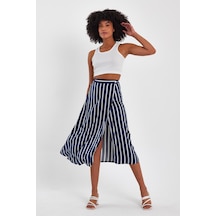 Alexander Gardı Çizgili Desenli Peştamal Uzun Etek B23-0023 001