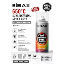 650 Derece Isıya Dayanıklı Sprey Boya Alüminyum Renk 400 Ml Ürün Kodu :s903