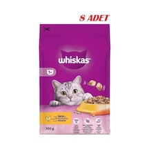 Whiskas Tavuklu ve Sebzeli Yetişkin Kedi Maması 8 x 300 G