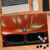 Turuncu Lüks Araba Yakın Çekim 240 Parça Puzzle Yapboz-75179
