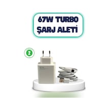 67 Watt Hızlı Şarj Aleti Poco F2 F3 F4 Uyumlu Renkli