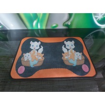 Kedi Köpek Evcil Hayvan Mama Paspası Beslenme Paspası