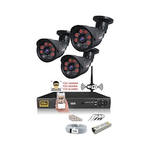 IDS DS-2015HD-SET3-NOHDD-BLACK 3 Kameralı 1080P Full HD 5 MP Sony Lensli Kamera Seti - 2015