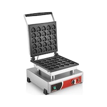Kutlu Tekli Kapaklı Kalpli Bubble Waffle Makinesi