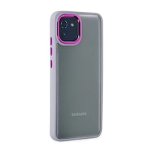 Newface Samsung Galaxy A03 Kılıf Dora Kapak - Lila