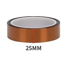Isıya Dayanıklı Kapton Poliimid Bant 25mm 30 Metre Elektronik Yalıtım Ve 3d Yazıcı Maskelemesi