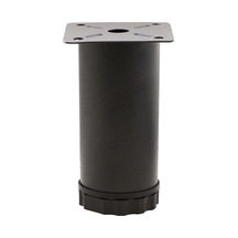 Mobilya Ayağı Metal 6 Cm Alttan Ayarlı 42 Mm Mat Siyah Ayak