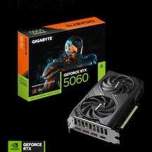 Gıgabyte Gv-n5060wf2max Ocv2-8gd, Rtx5060, Wındforce Max Ocv2, 8gb, Gddr7, 128bıt, 2 Fanlı, 1xhdmı,