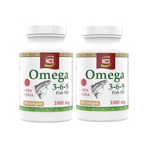 Omega 3-6-9 Fish Oil 1000mg 2 Kutu 200 Softgels 2 Kutu