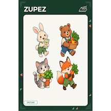 Minik Tohum Pazarı 19x25 Cm Ütüyle Uygulanan Baskı Zpz1245 - 928156770