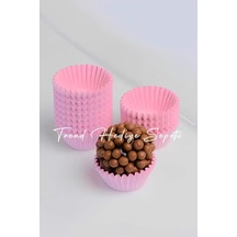 Takribi 200 Adet Mini Boy Pembe Truff Çikolata Kağıdı, Lokum Kağıdı, Muffin Kek Kalıbı 30x20 Mm Doğu Sku: Smg8690010553324 Ahşap