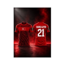 Türkiye Fifa 2026 Dünya Kupası Barış Alper Yetişkin Forması Red Kırmızı