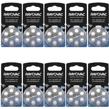 Rayovac 675 İşitme Cihazı Pili 6'lı 10 Paket