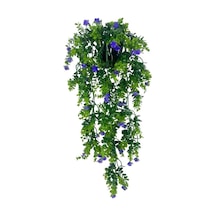 Ayrex Nettenevime Yapay Çiçek Saksıda Sarkan Mor Mineli Şimşir Okaliptus Yapay Sarmaşık 60cm Diğer